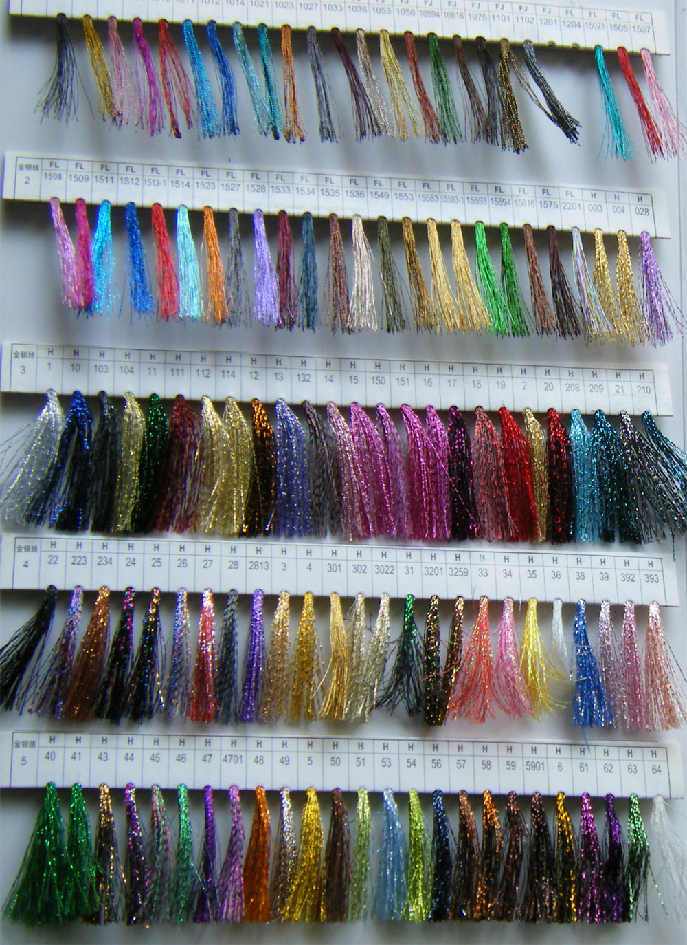 Wire color card series