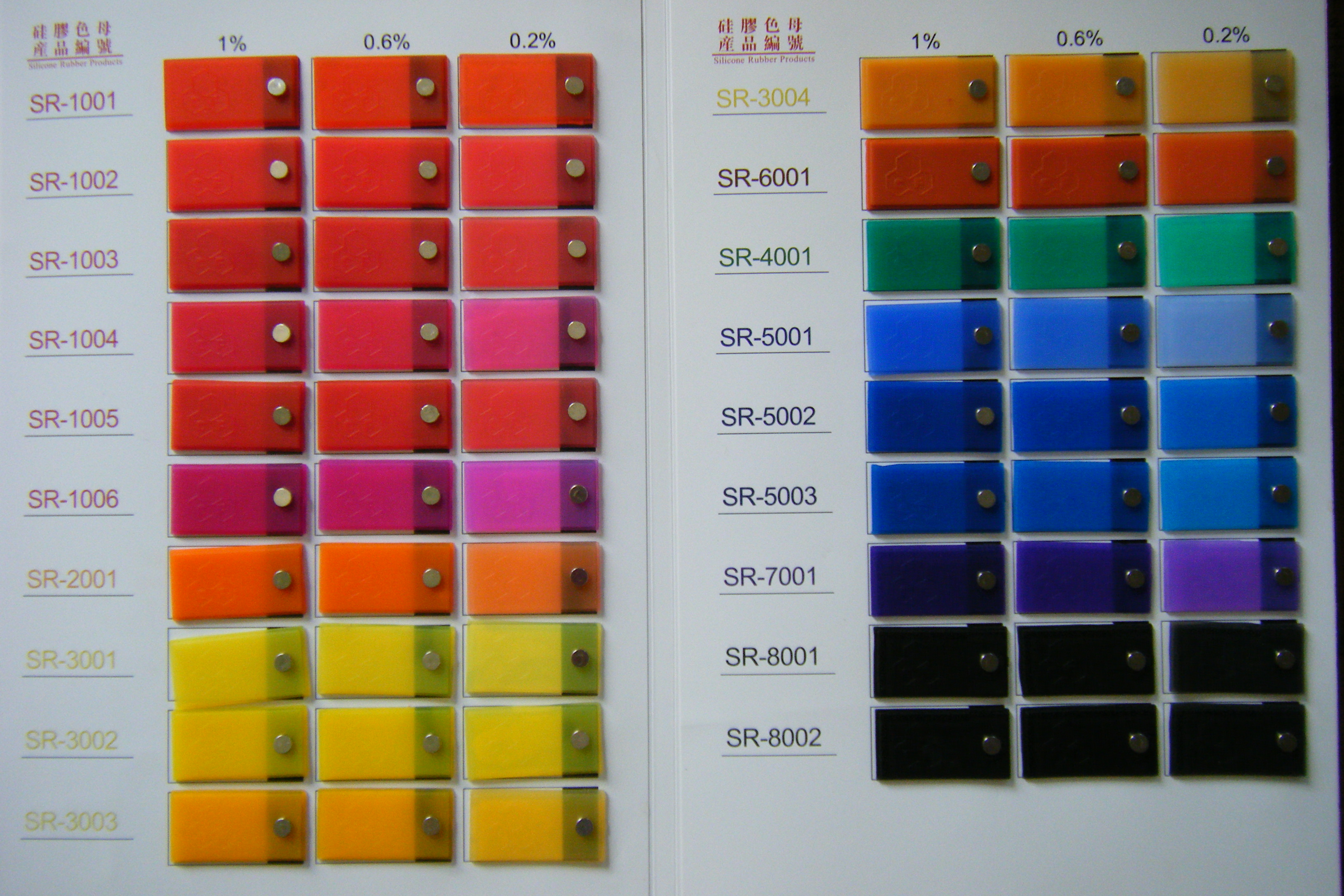 Fiber Color Card