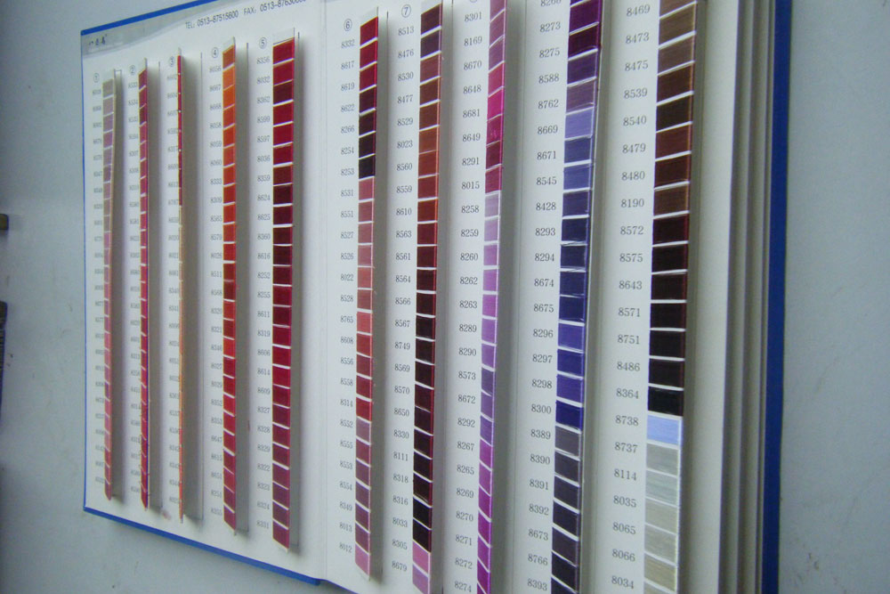 Wound-type color card