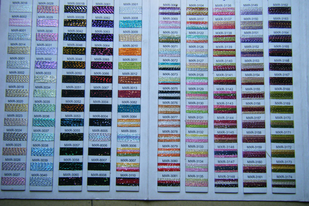 Wound-type color card