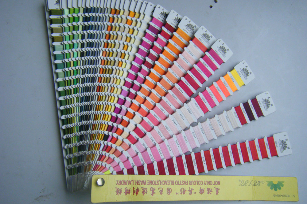 Wound-type color card